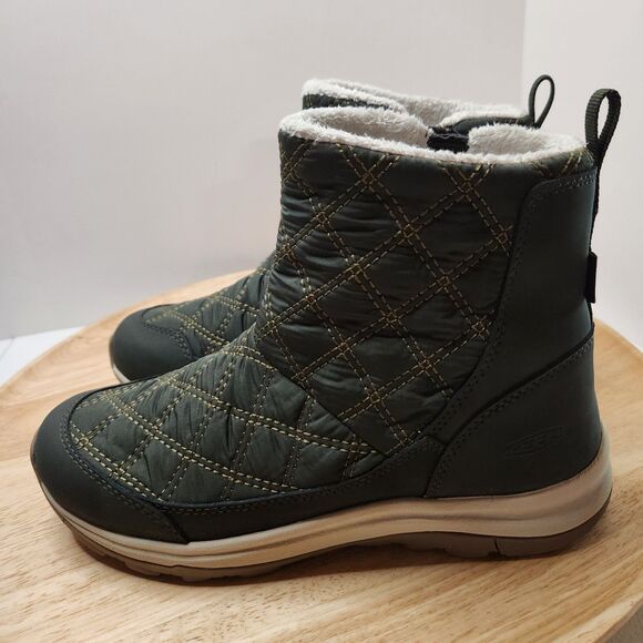 KEEN Terradora II Wintry Pull-On Boots – Women’s 9 Waterproof Rosin Olive - Picture 8 of 12